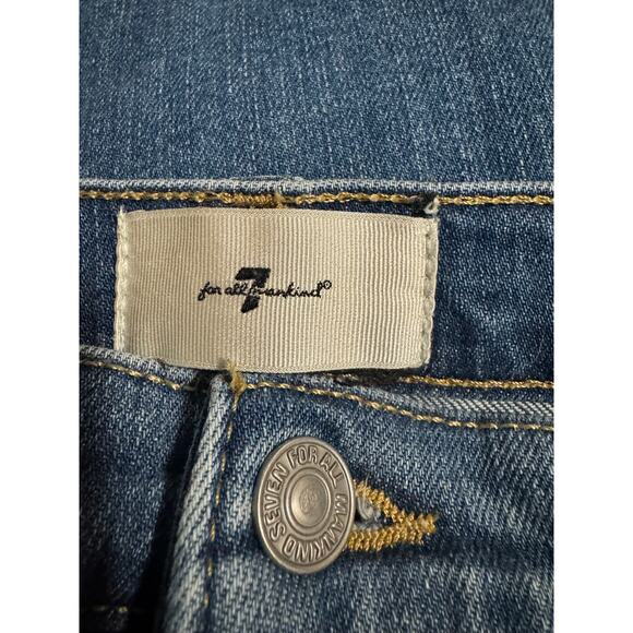 7 For All Mankind Easy Boot Jeans – Size 31-Inseam 33 Tall Girl Friendly - Picture 6 of 7